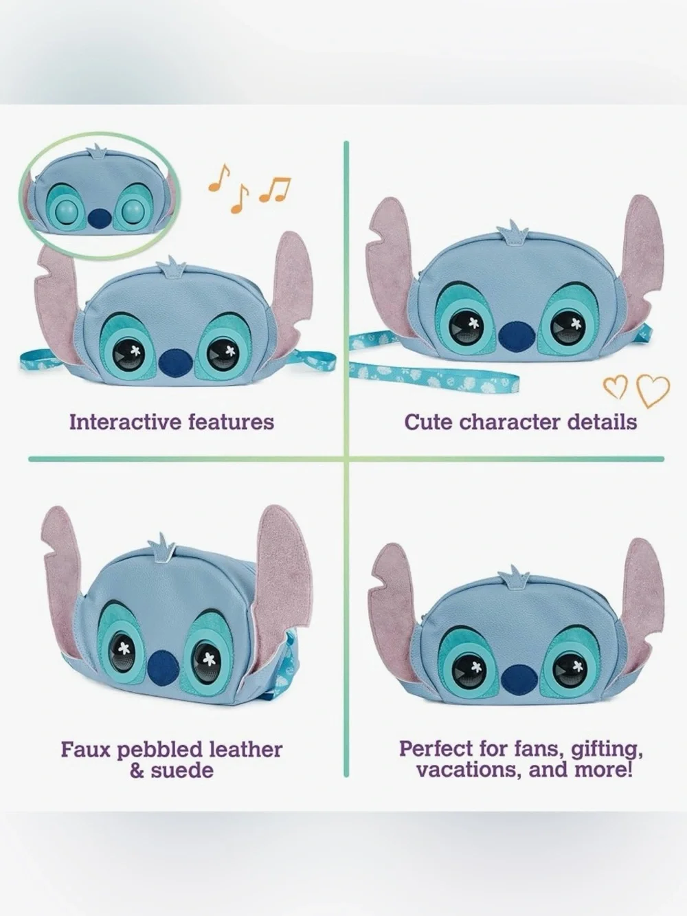 Purse Pets -Disney's Stitch girls purse